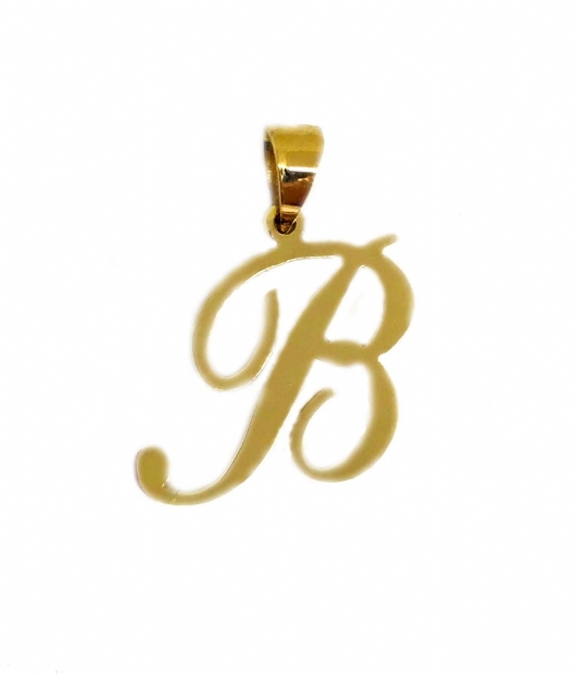 Letter Monogram Pendant