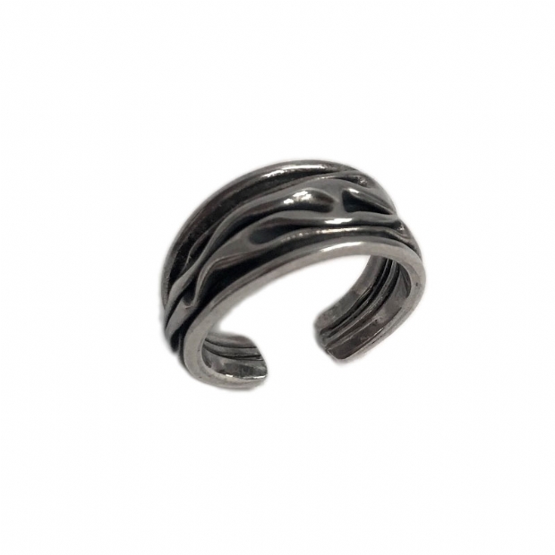 Silver 925 solid open ended ring