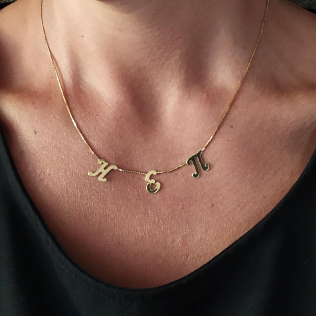 Spell it gold necklace collection